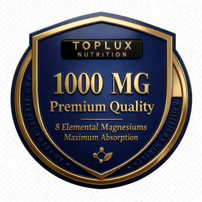 Magnesio Suplemento 8 Elemental - Energía, músculos, sueño y huesos